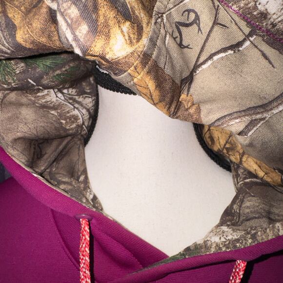 Under Armour Pullover pink/Purple Hoodie women's Size Large - Picture 4 of 7